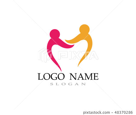 Flash thunderbolt Template vector icon 48370286