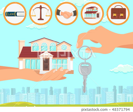 Vector Flat Law Firm Company Create Documents. 48371794