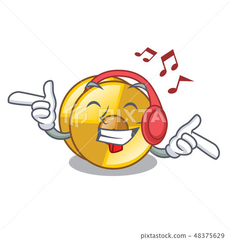 Listening music cyamblas above in the character drum Listening music cyamblas above in the character drum 48375629