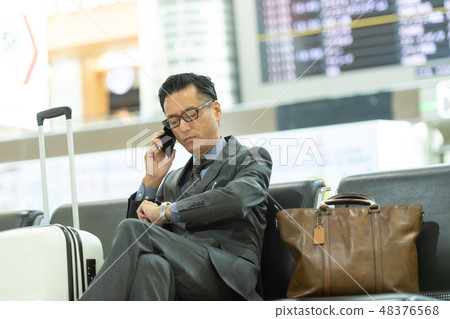 Businessman business trip business image 48376568
