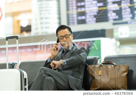 Businessman business trip business image 48376569