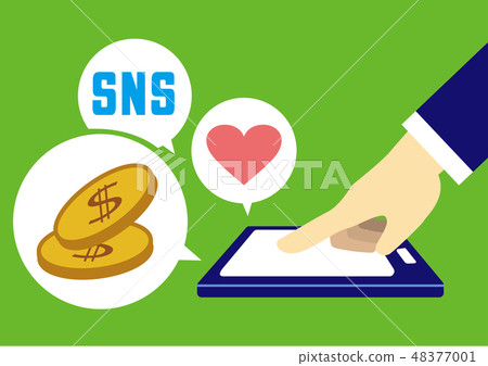 Simple smart illustration Simple smart illustration 48377001