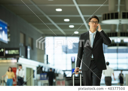 Businessman business trip business image 48377508