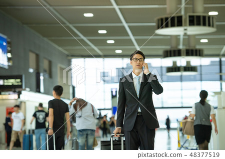 Businessman business trip business image 48377519