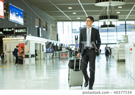 Businessman business trip business image Businessman business trip business image 48377534