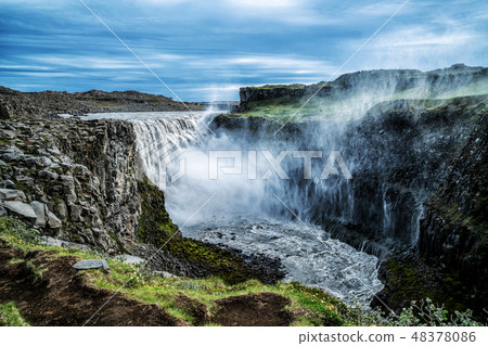 Dettifoss Waterfall in Northeast Iceland 48378086