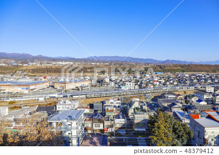 [Nirasaki City, Yamanashi Prefecture] View from Heiwa Kannon Park 48379412