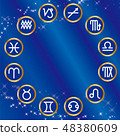 Ecliptic 12 constellation icon set (astrology, horoscope) 48380609