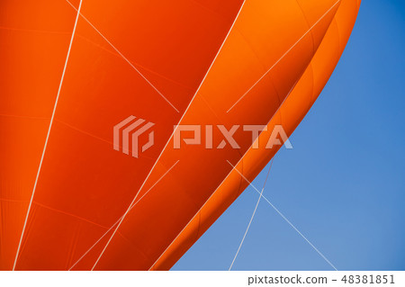 Balloon on blue sky background Balloon on blue sky background 48381851