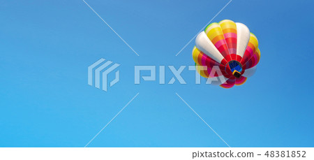 Balloon on blue sky 48381852