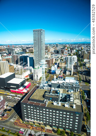 札幌城市景觀札幌市札幌市景觀從電視塔 48382529