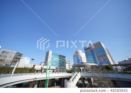 Kawasaki cityscape in Japan View of the cityscape, such as in front of Musashi Kotono mouth station (Mizoguchi station) 48385642