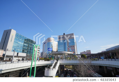 Kawasaki cityscape in Japan View of the cityscape, such as in front of Musashi Kotono mouth station (Mizoguchi station) 48385643