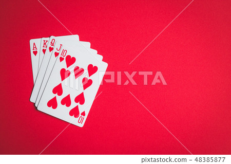 Poker cards. Royal flush. Poker cards. Royal flush. 48385877