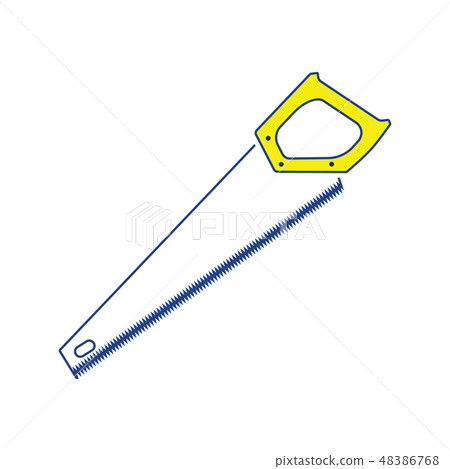 Icon of hand saw 48386768