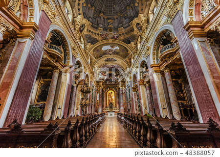 Interior of Jesuit Church aka University church 48388057