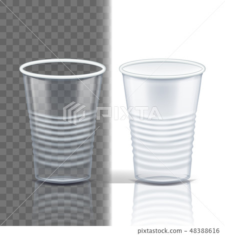 Download Plastic Cup Transparent Vector Mockup Coffee Stock Illustration 48388616 Pixta