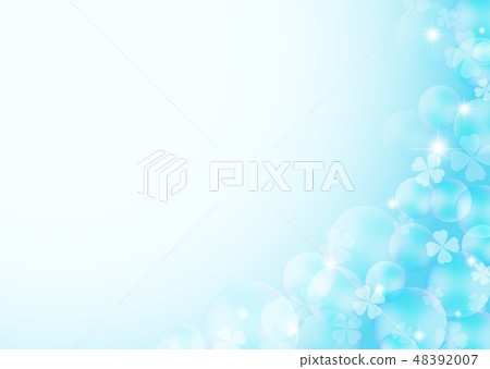 藍色肥皂泡背景 藍色肥皂泡背景 48392007