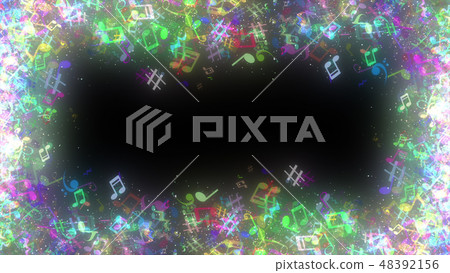 Sparkling particle effect note 48392156