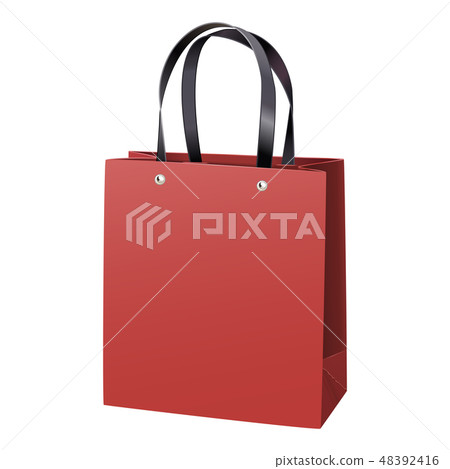 Red discount shopping bag