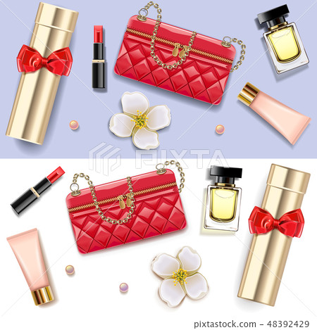 Vector Female Accessories Double Set 1 Vector Female Accessories Double Set 1 48392429