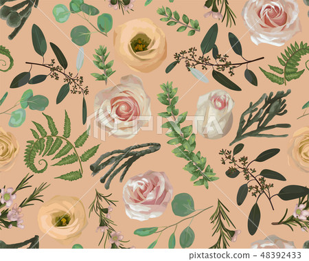 Seamless pattern, background, texture print vector Seamless pattern, background, texture print vector 48392433