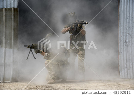 Soldiers without seeing their faces Soldiers without seeing their faces 48392911