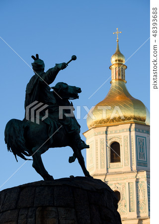 Sight of Kiev - Sofia Square, Ukraine 48393688