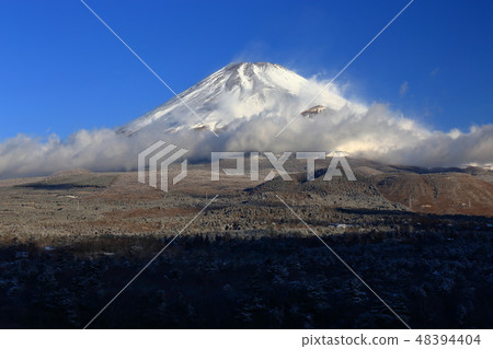 World Heritage Furuyama Manya Snow scene World Heritage Furuyama Manya Snow scene 48394404