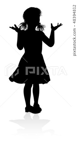 Child Kid Silhouette 48394812