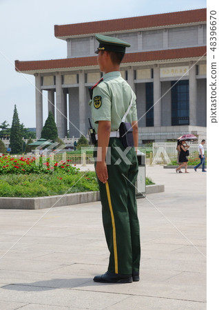 People's Armed Police Unit in Tiananmen Square (Beijing) People's Armed Police Unit in Tiananmen Square (Beijing) 48396670
