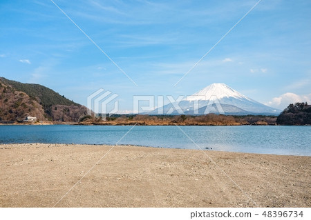 從Shoin湖看到的富士山 從Shoin湖看到的富士山 48396734