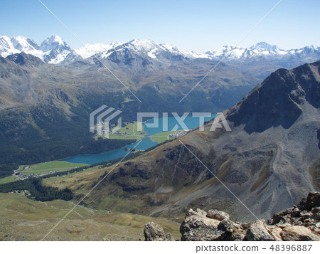 [Switzerland] View from St. Moritz Pitts Nile Observatory 48396887