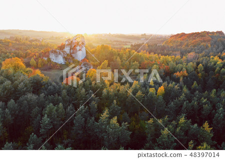 unique Okiennik rock in Poland 48397014