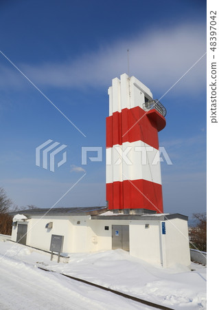 Monbetsu lighthouse in winter · 2019 48397042