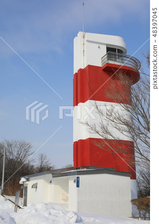 Monbetsu lighthouse in winter · 2019 48397045