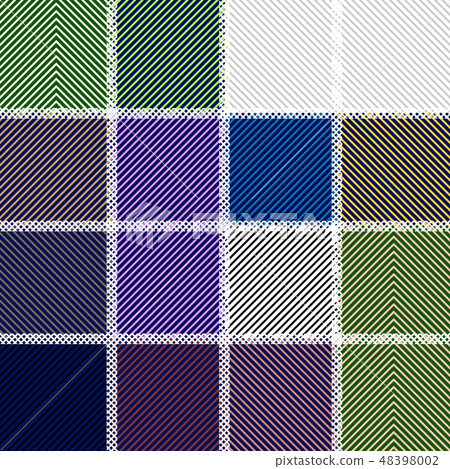 Trendy wooled plaid with Scottish motifs.  48398002