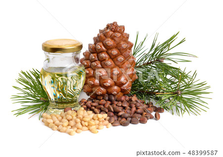 Pine nuts with oil. Pine nuts with oil. 48399587