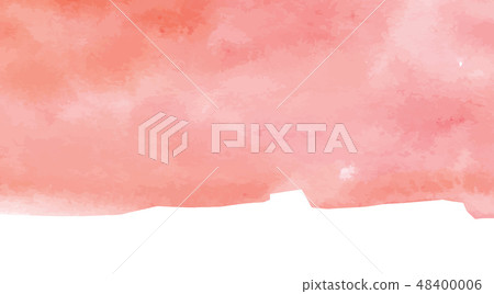 Hand Painted Art Of Watercolor Paint On Watercolor Paper 48400006