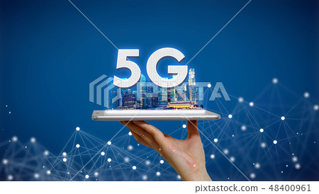Network Virtual Reality Abstract Design 48400961