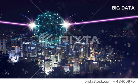 Network Virtual Reality Abstract Design 48400970