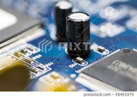 microchips on a board microchips on a board 48401979