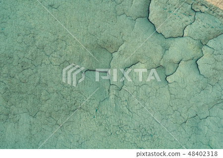 background of old dirty faded green paint cracked background of old dirty faded green paint cracked 48402318