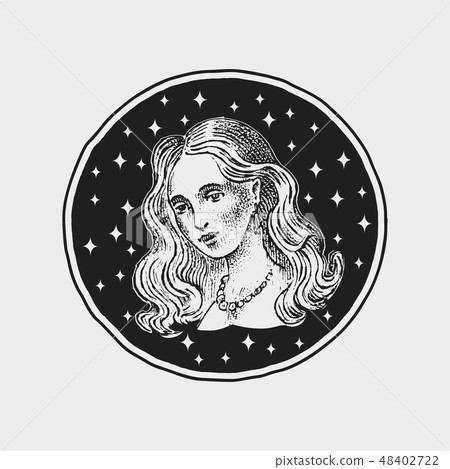 Gemini Zodiac icon. Astrology horoscope with... - Stock Illustration  [48402722] - PIXTA