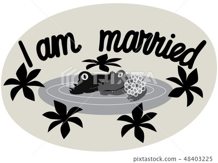 I am married. A phrase expressing an idea. 48403225