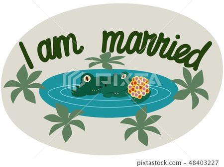 I am married. A phrase expressing an idea. 48403227