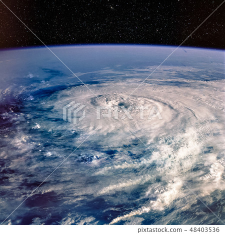 Typhoon. Satellite view. Typhoon. Satellite view. 48403536