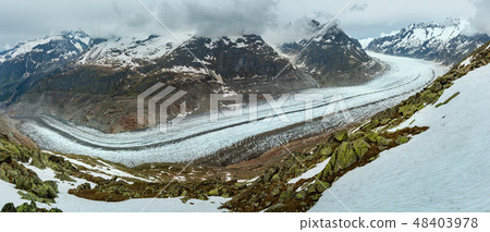 Aletsch Glacier, Switzerland, Alps Aletsch Glacier, Switzerland, Alps 48403978