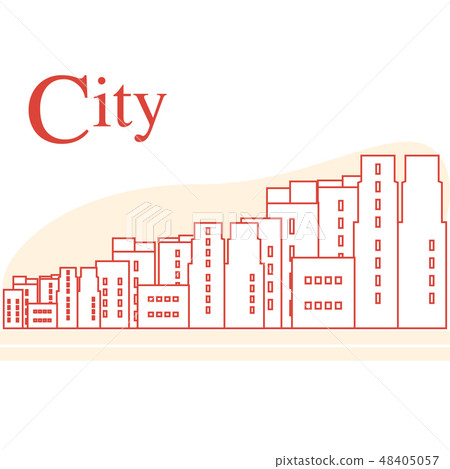 Urban landscape Buildings. City panorama. 48405057
