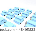 Illustration of a car exhibition hall 48405822